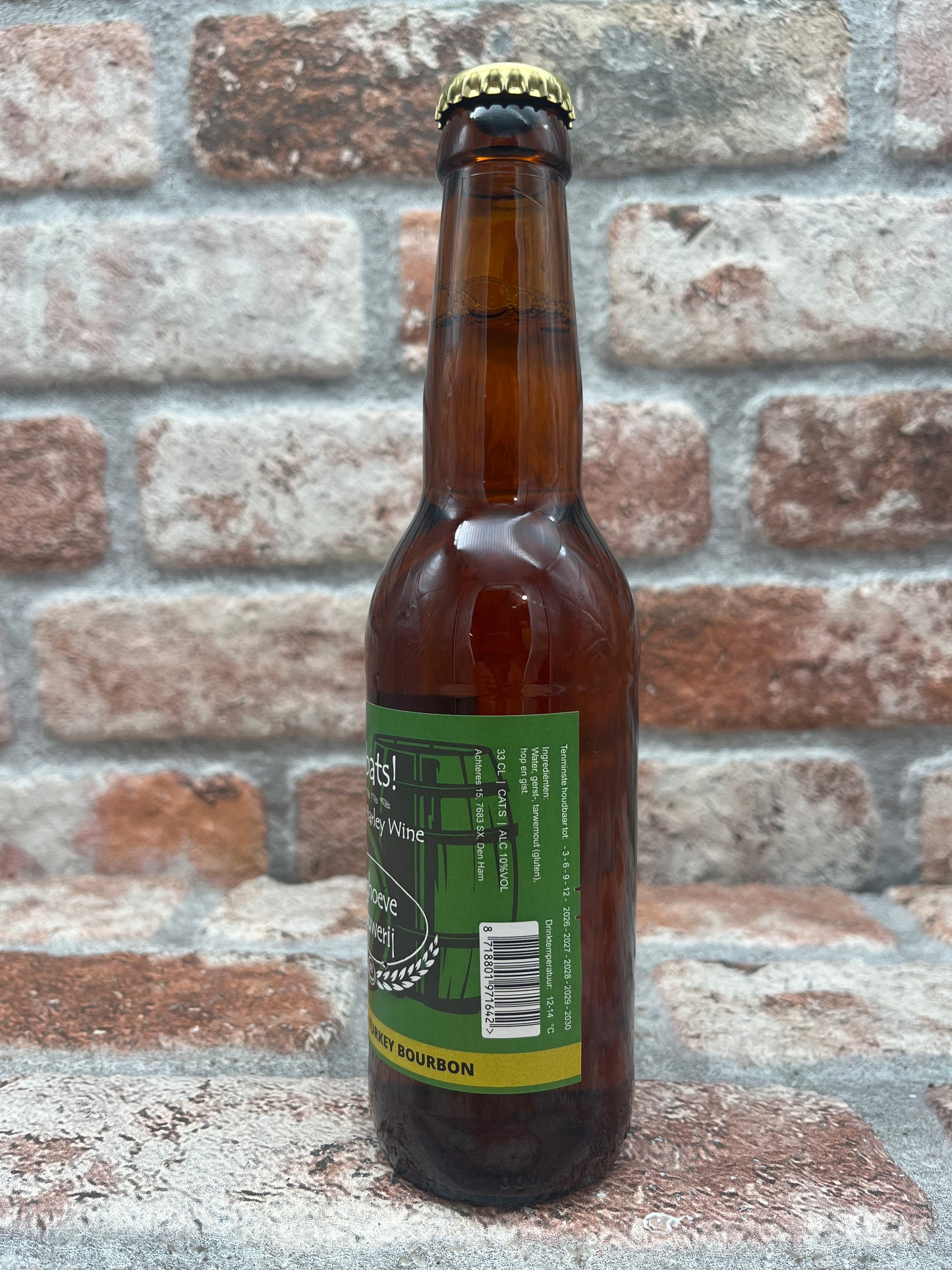 Berghoeve Vat#74 Klabats!Barleywine Bourbon di tacchino selvatico invecchiato in botte - 33 CL
