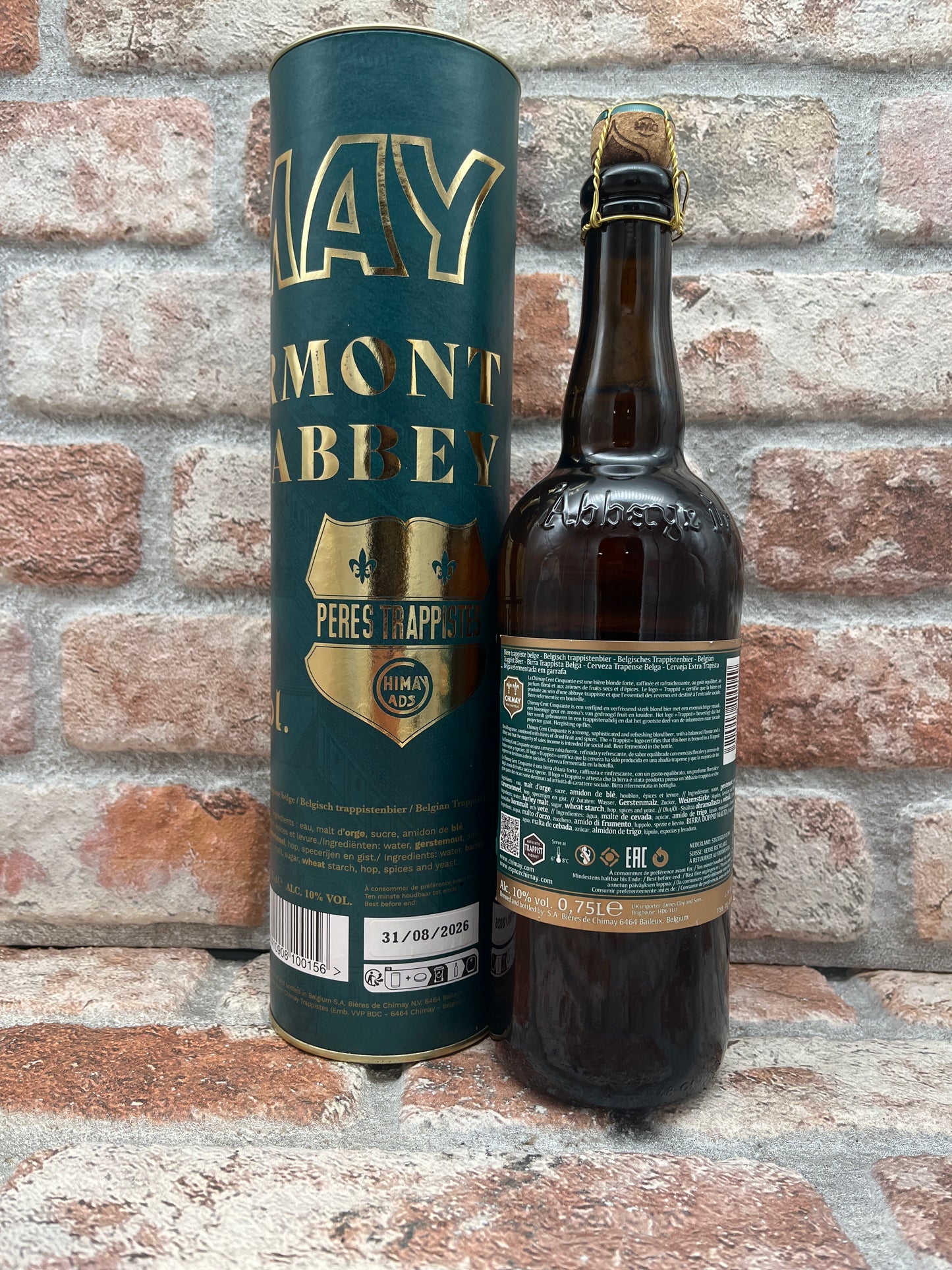 Chimay 150 (Verde) con cartuccia Biondo - 75 CL