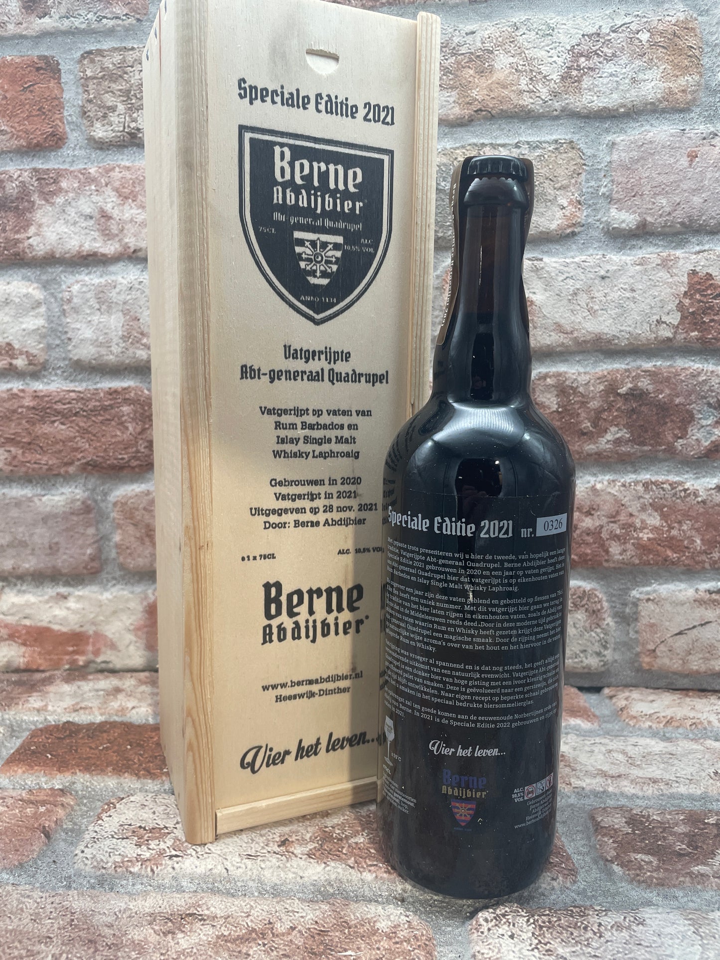 Birra d'Abbazia di Berna invecchiata in botte Abt-Generaal Quadrupel Special Edition 2021 - 75 CL