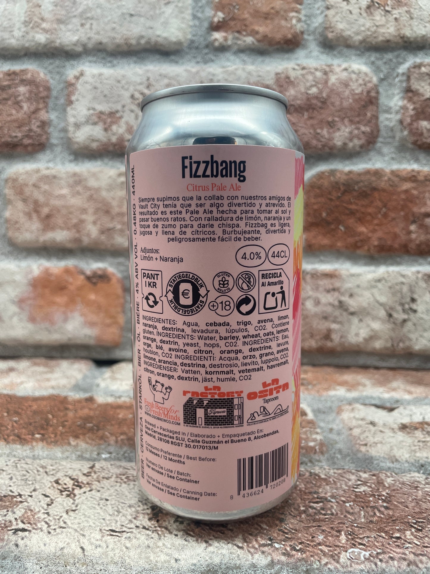bear Fizzbang agrumi Ipa - 44 cl