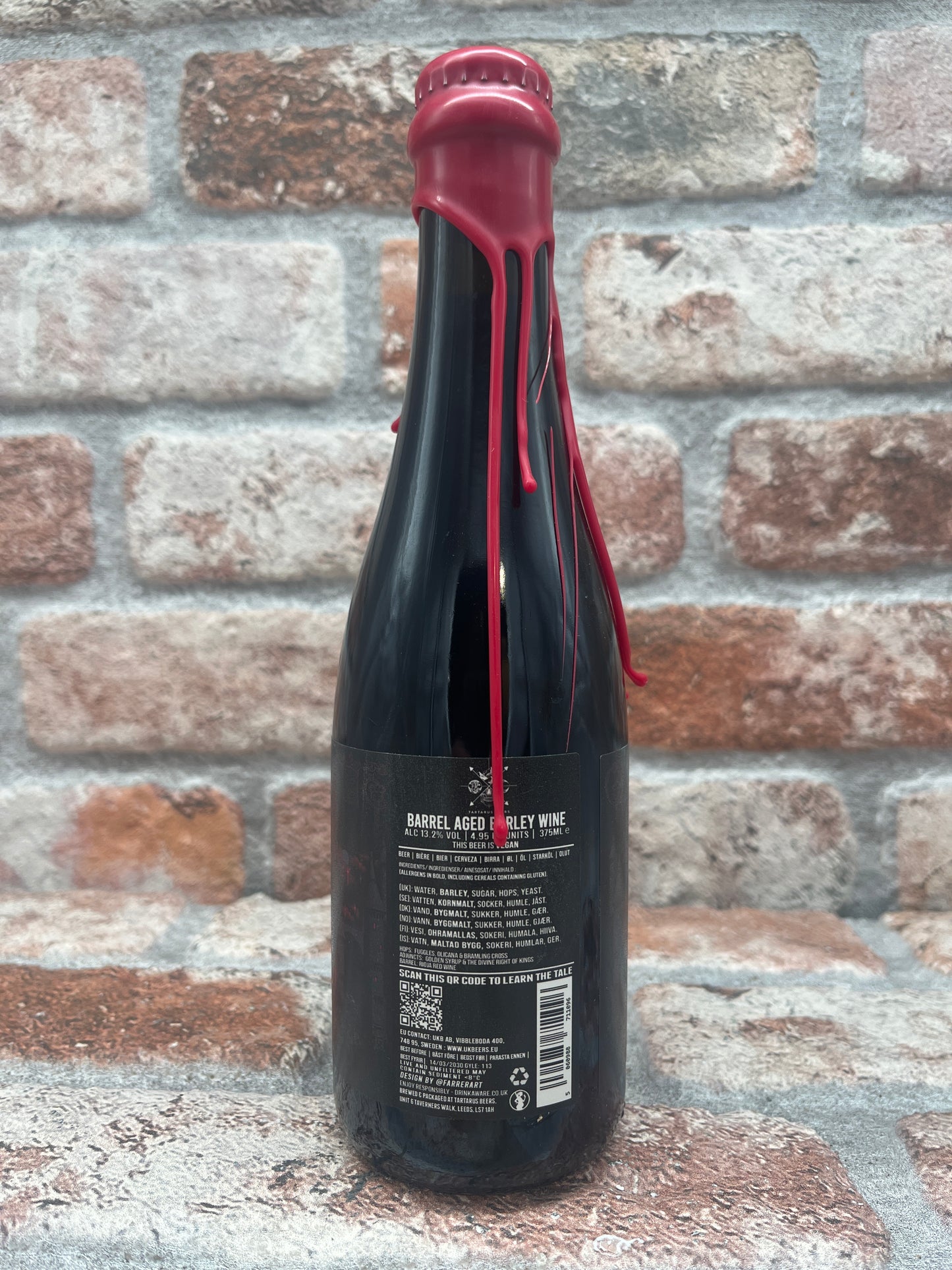 Tartaro Re Artù Barleywine - 37,5 CL