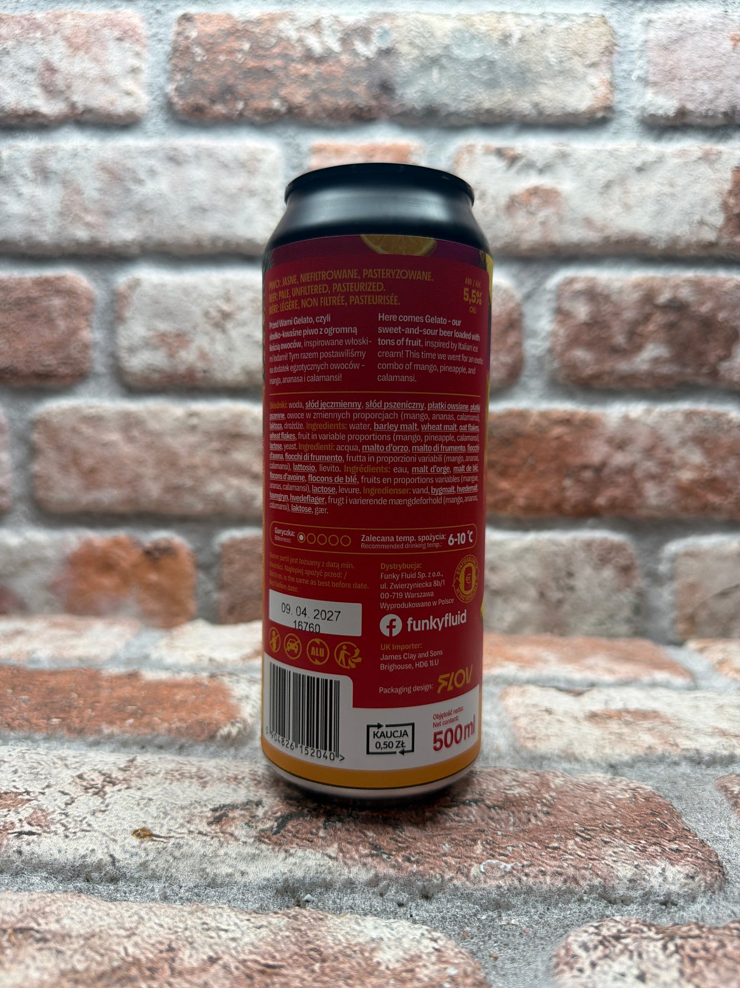 Funky Fluid Gelato: Tropical Shake 2026 Sour - 50 CL