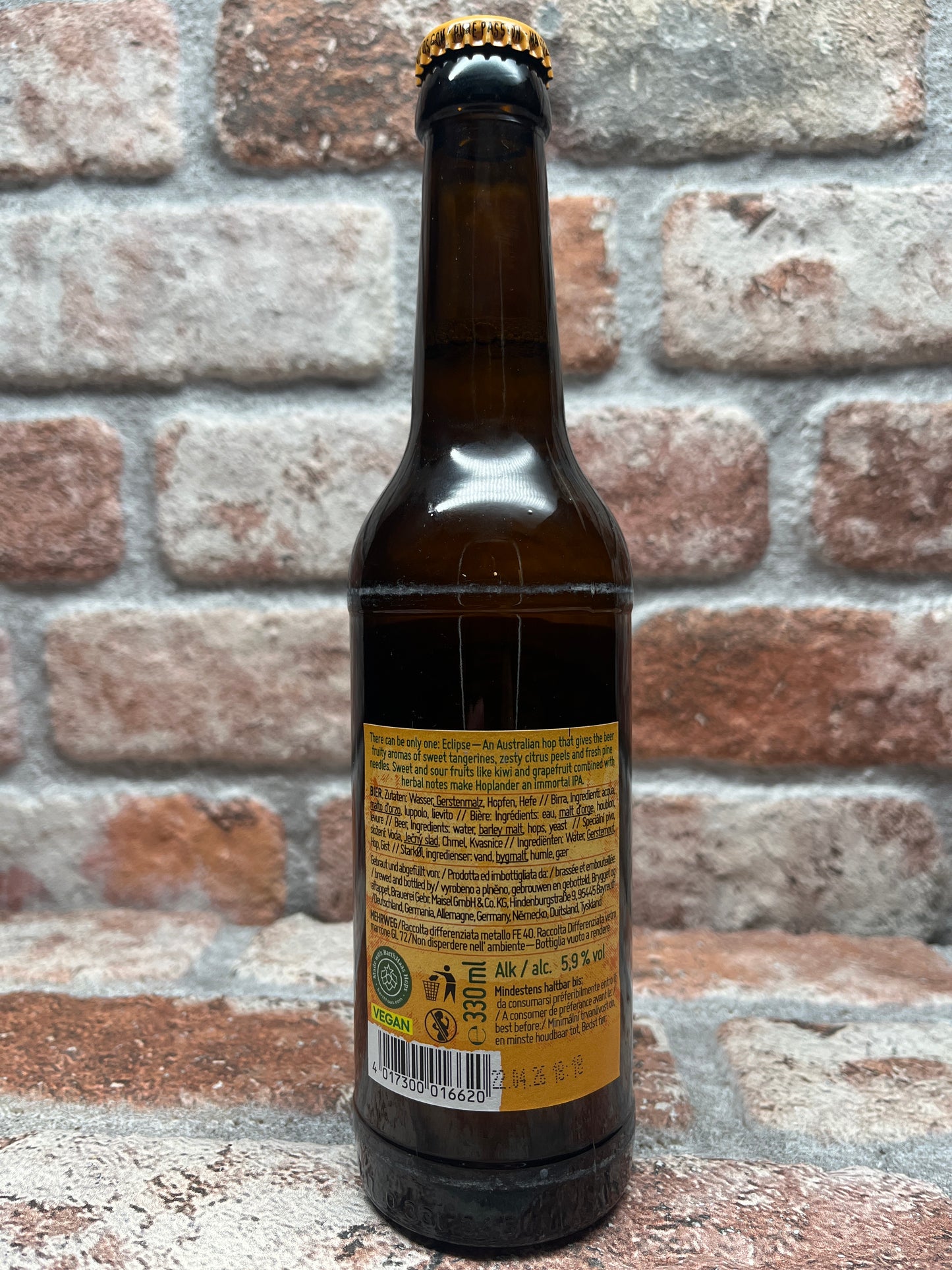 Birrificio Hoplander Maisel & Friends: Eclipse IPA - 33 CL
