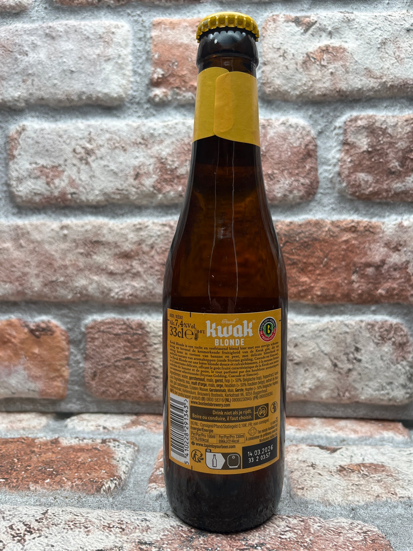 Brouwerij Bosteels Kwak Biondo - 33 CL