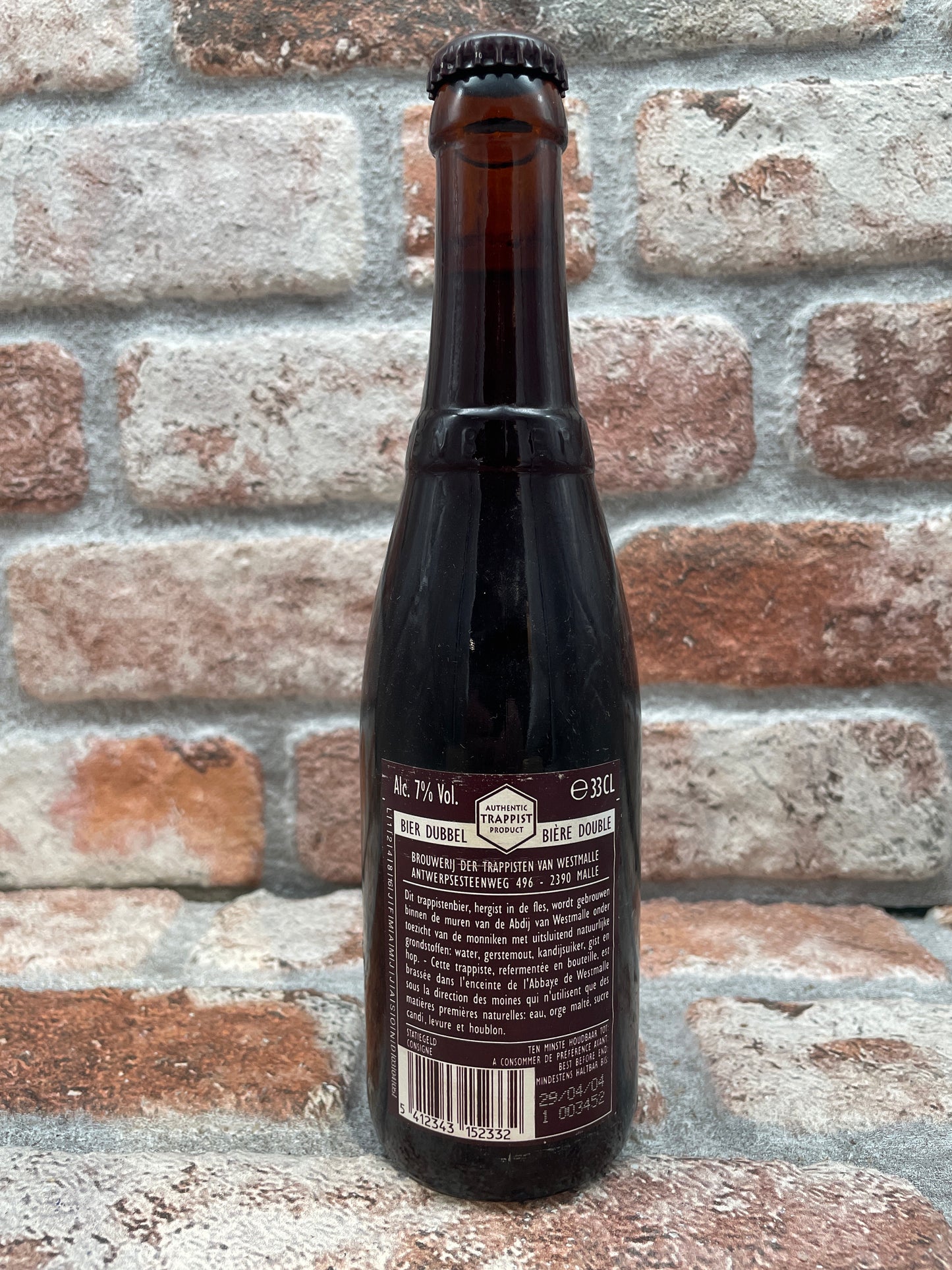 Westmalle 2002 Dubbel - 33 CL