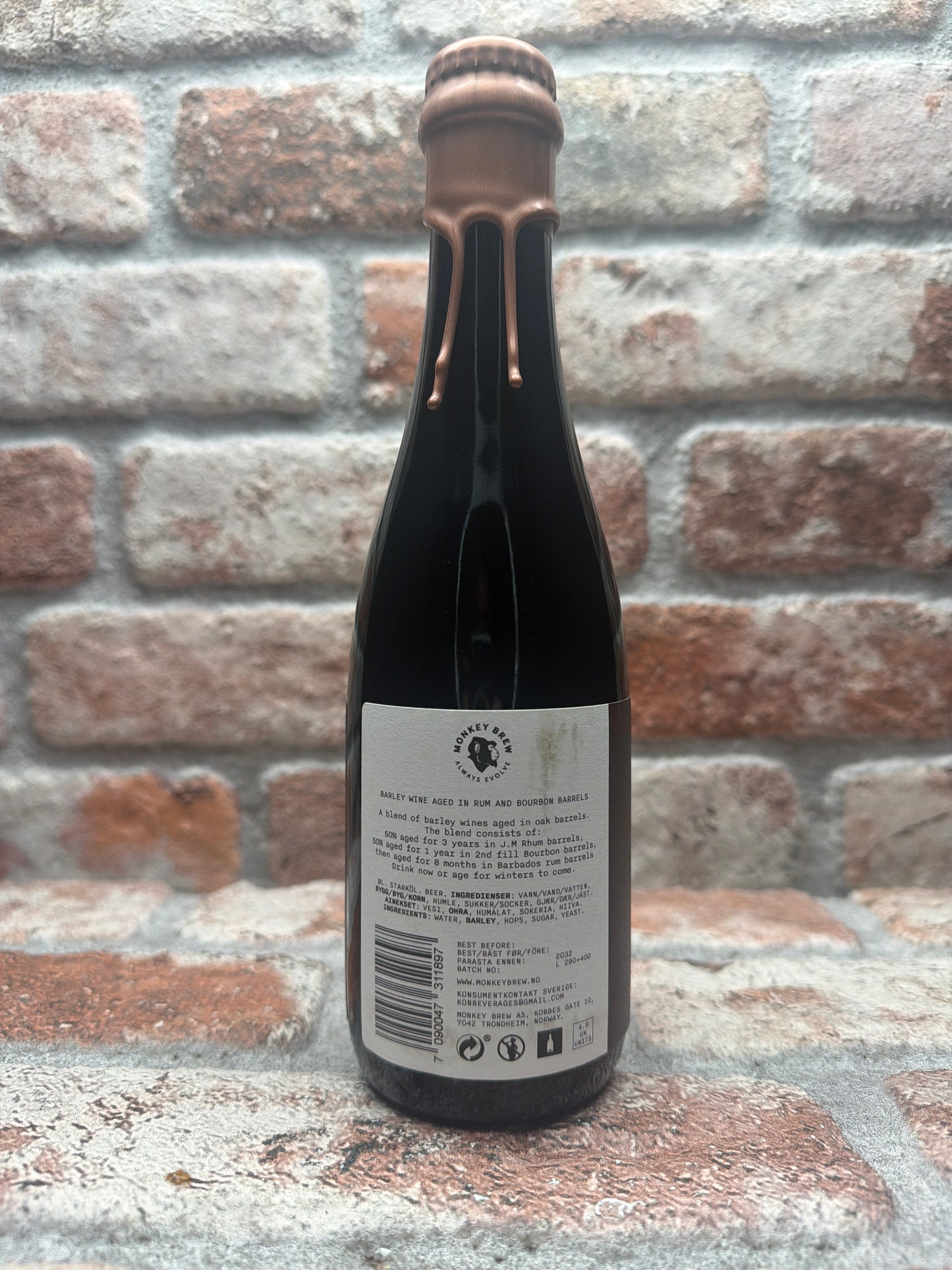 Monkeybrew Lucifer 2025 Barleywine - 35 CL