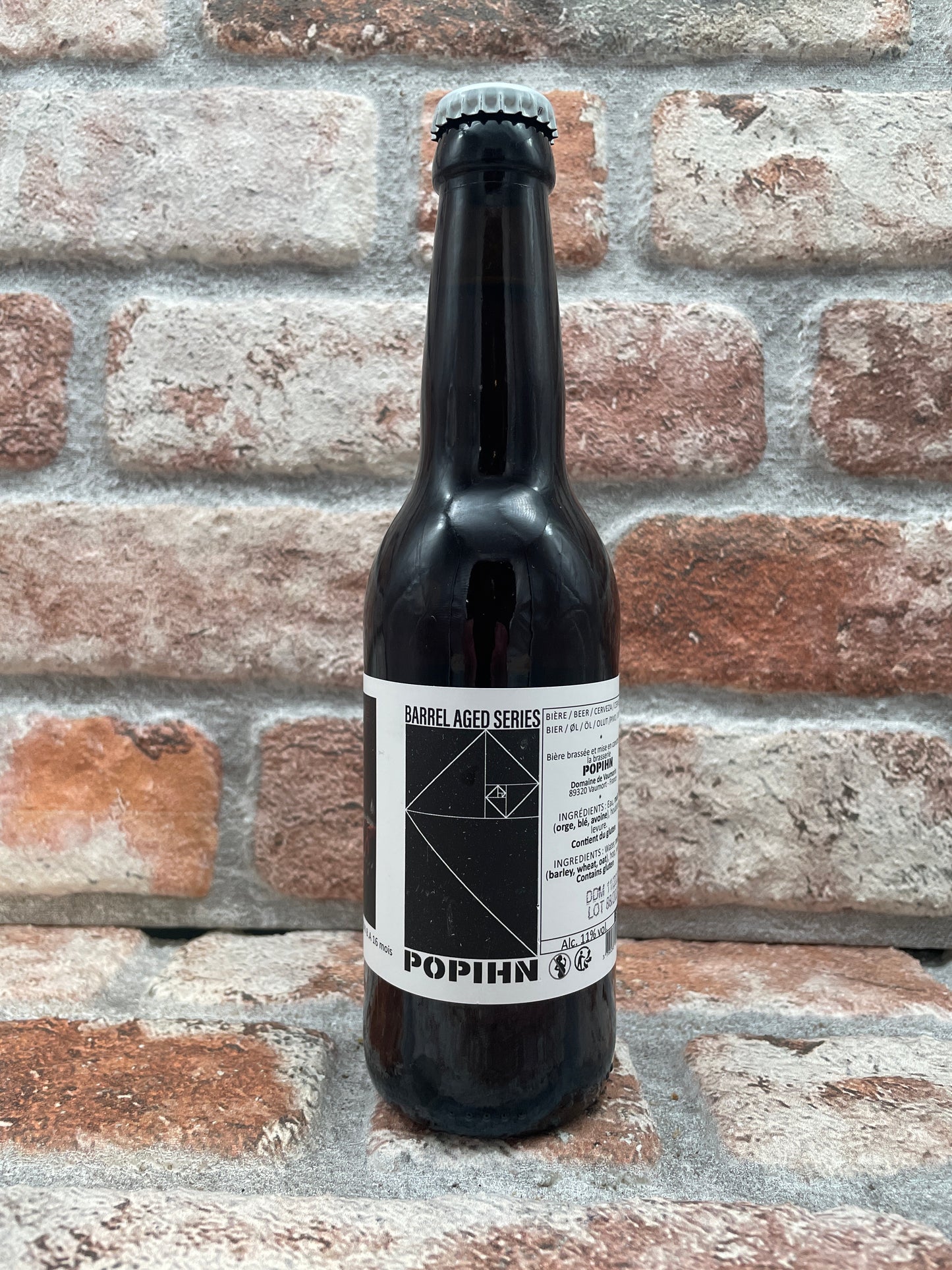 Popihn Barley W. - Rum Barbades & Bourbon B.A 16 mesi Barleywine - 33 CL
