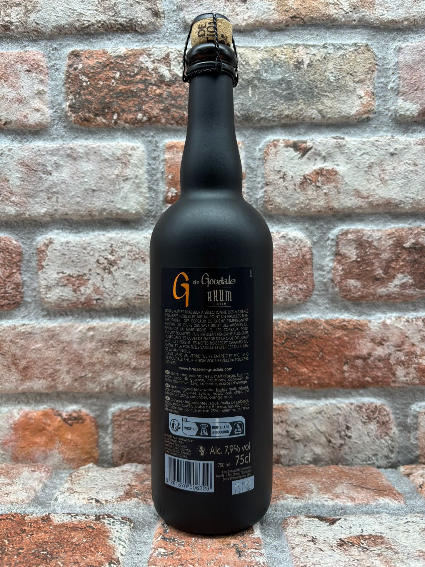 Finitura G de Goudal Rhum - 75 CL
