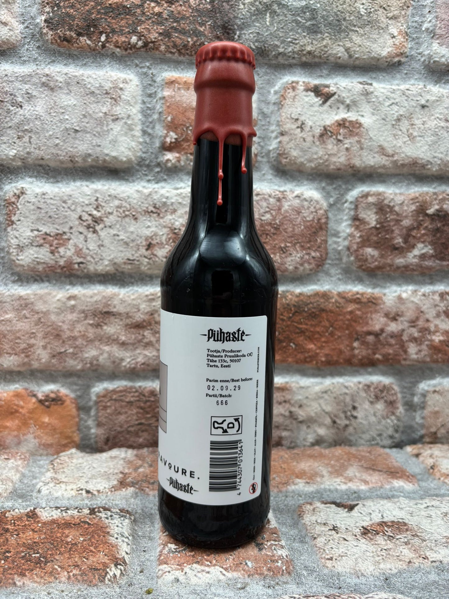 Pühaste Ankou Whisky BA collab Braboure (Serie Argento) Stout - 33 CL
