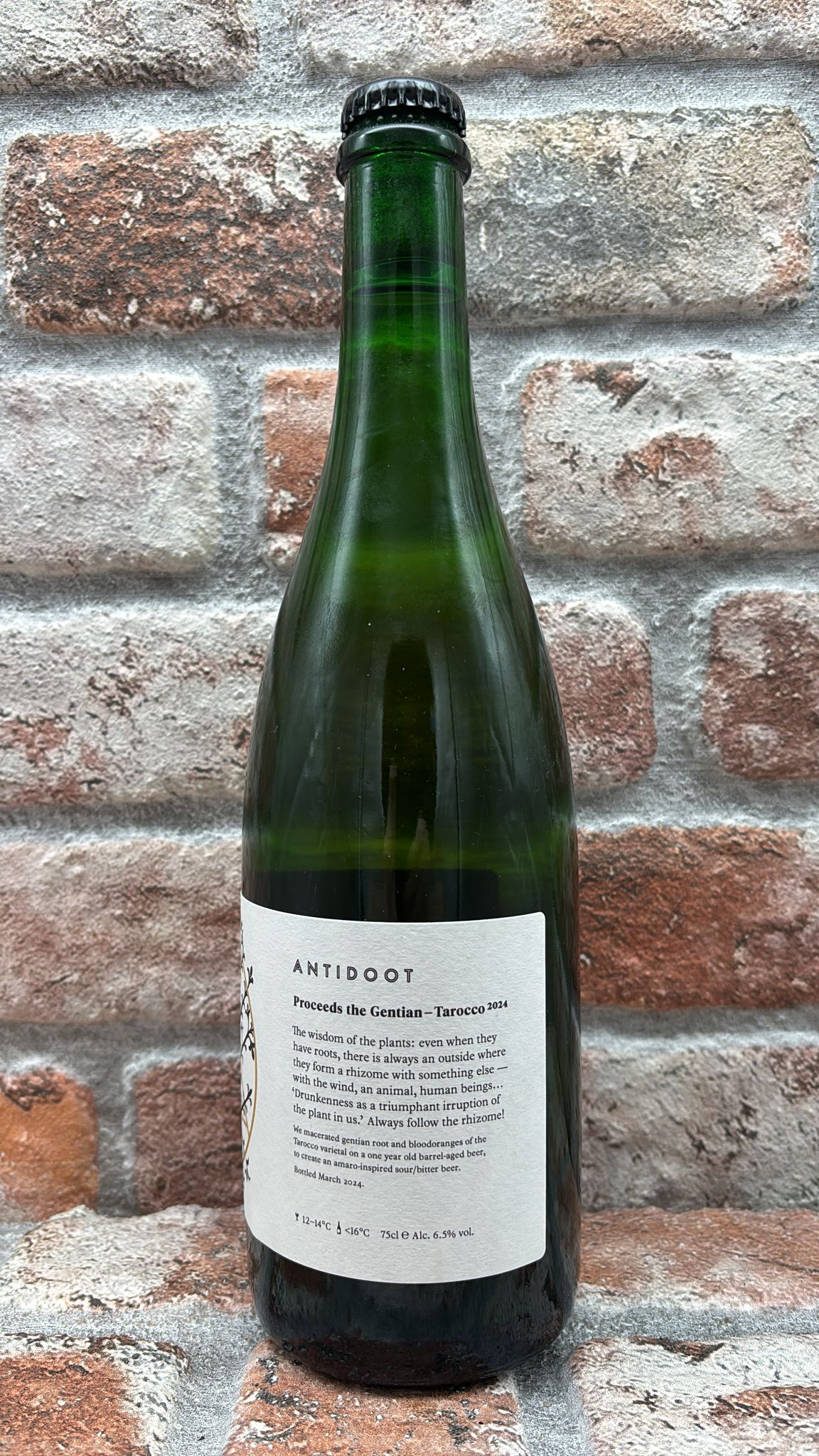 Antidoot Procede la Genziana - Tarocco 2024 Wild Ale - 75 CL