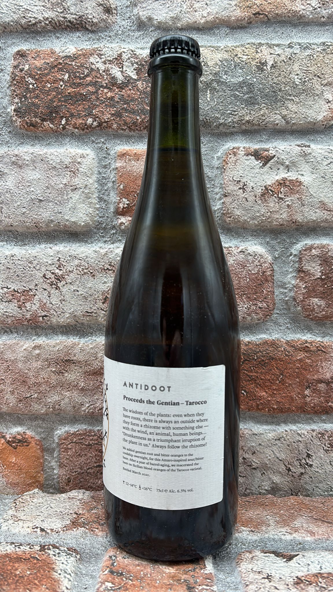 Antidoot Procedi alla Genziana - Tarocco Wild Ale - 75 CL