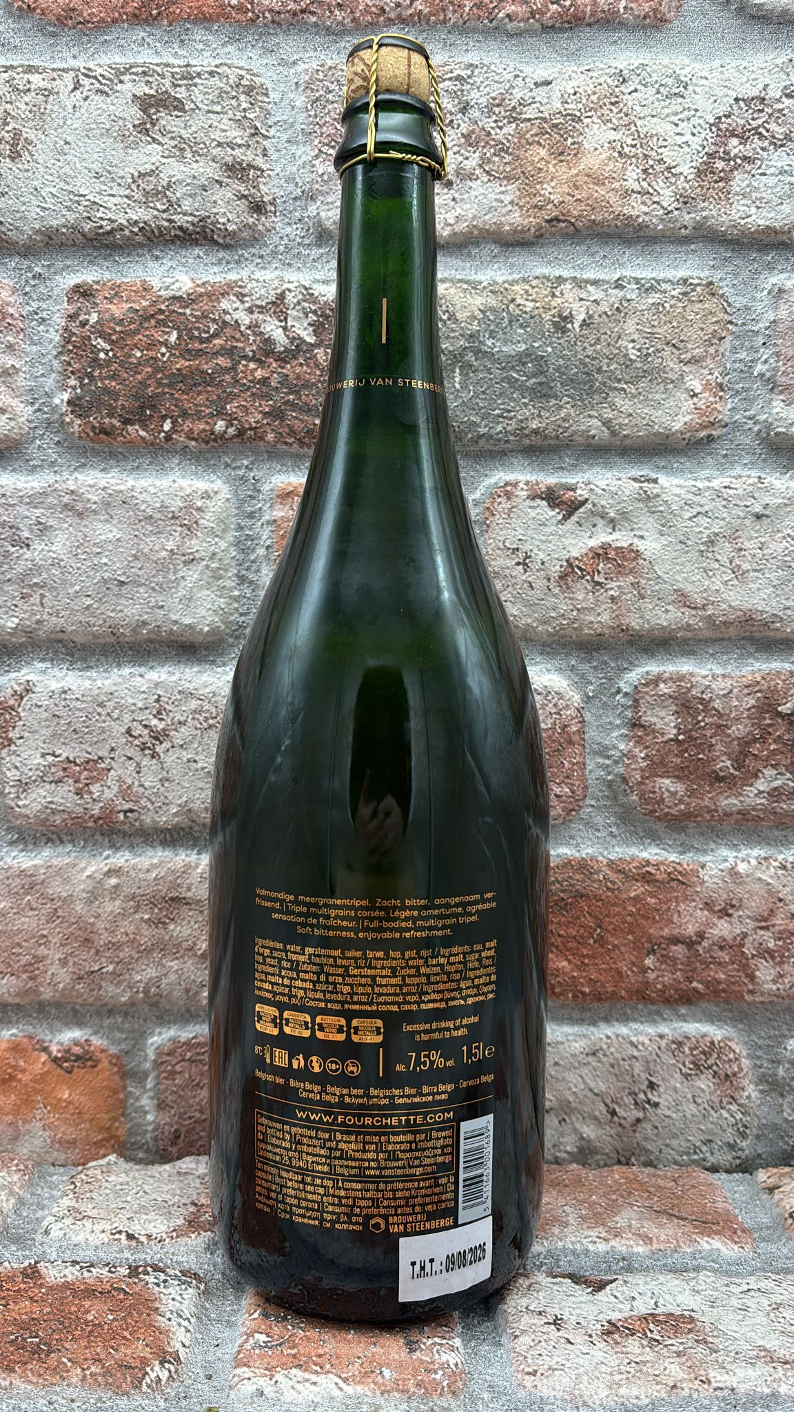 Birrificio Steenbergen - Fourchette Tripel - 1,5 L