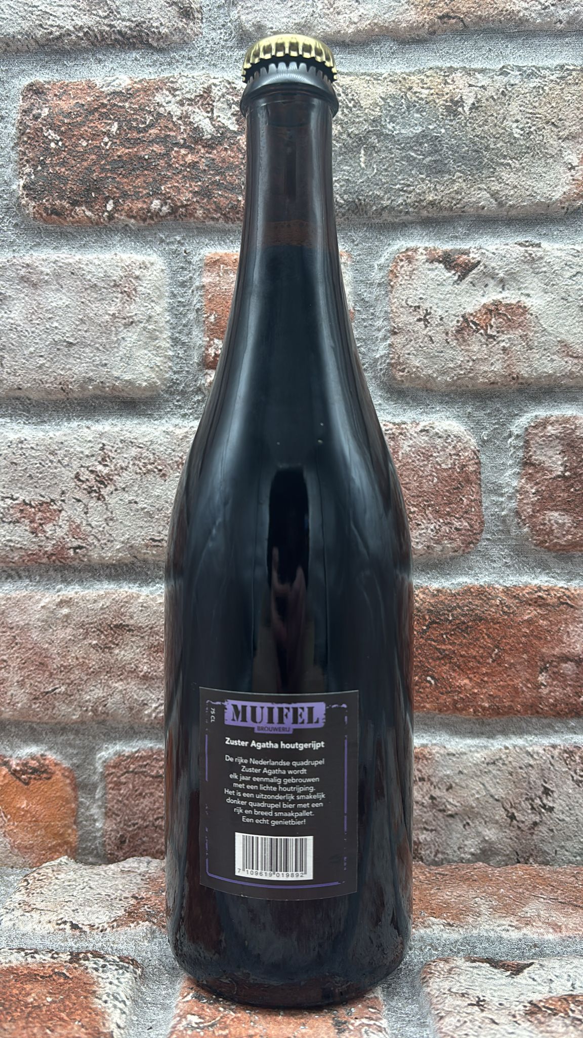 Muifel Brouwerij Zuster Agatha Maturato in legno 2024 Quadrupel - 75 CL