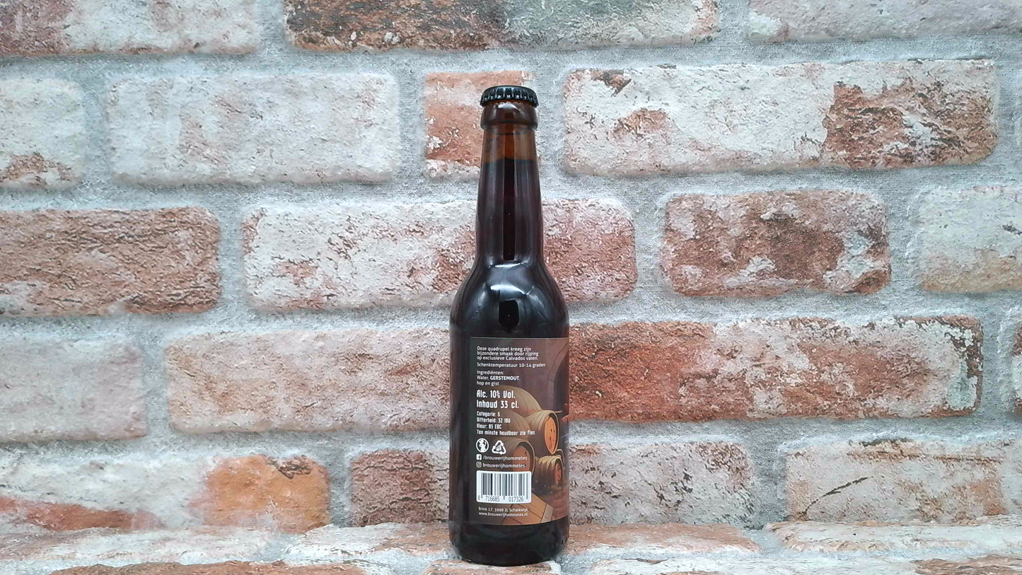 Brouwerij Hommeles BA Calvados 2024 Quadrupel maturato in botte - 33 CL