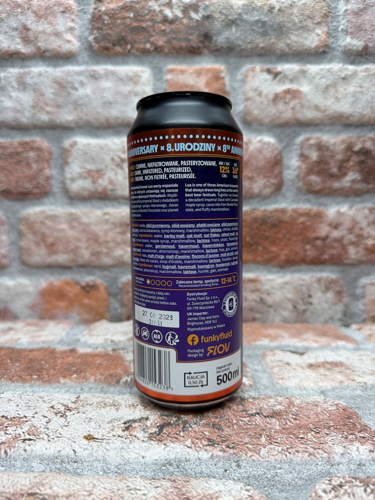 Funky Fluid Royal Cookie: Monolith ā achterkant