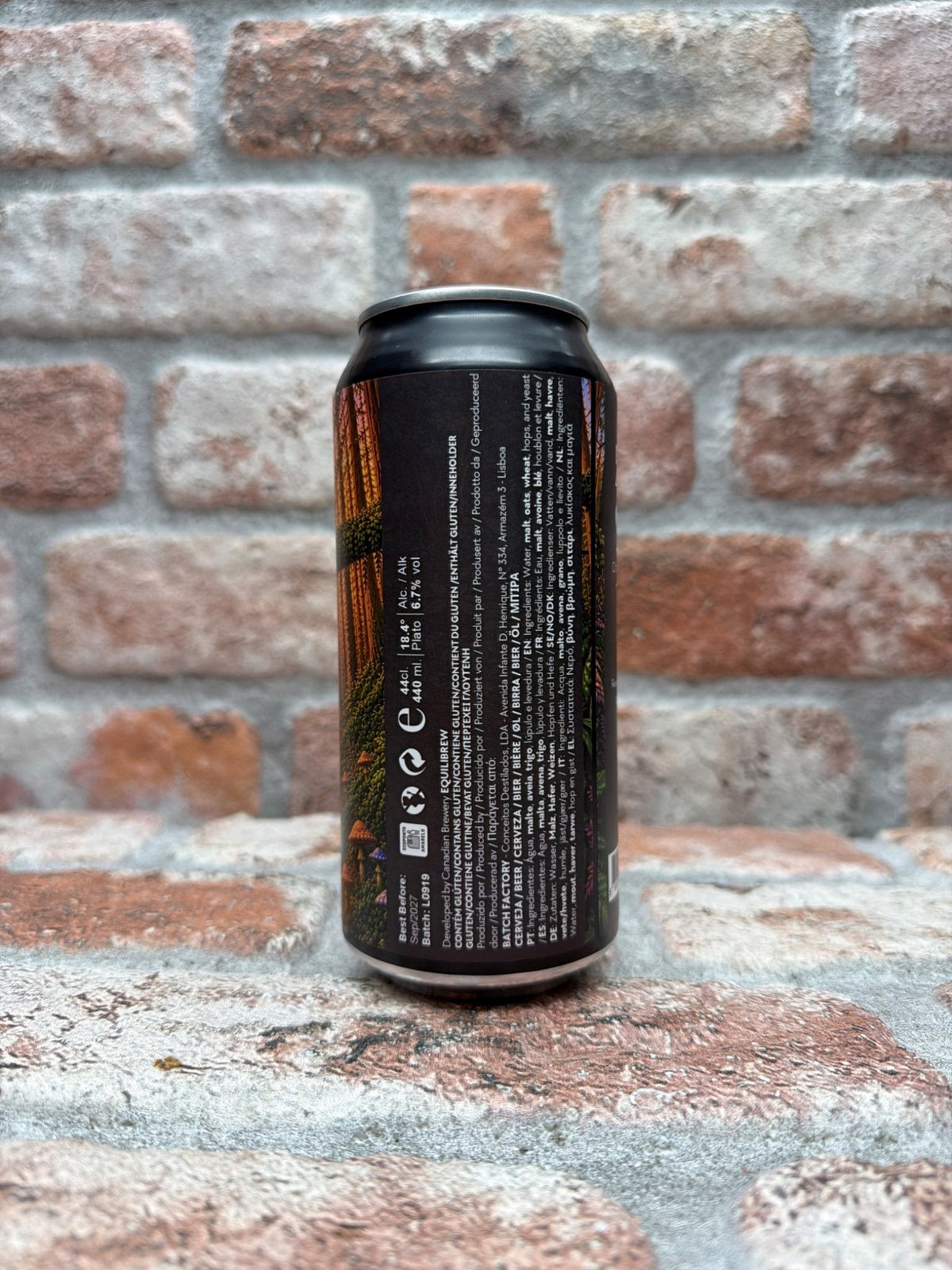 Cervejaria EquiliBrew Upside Down — achterkant