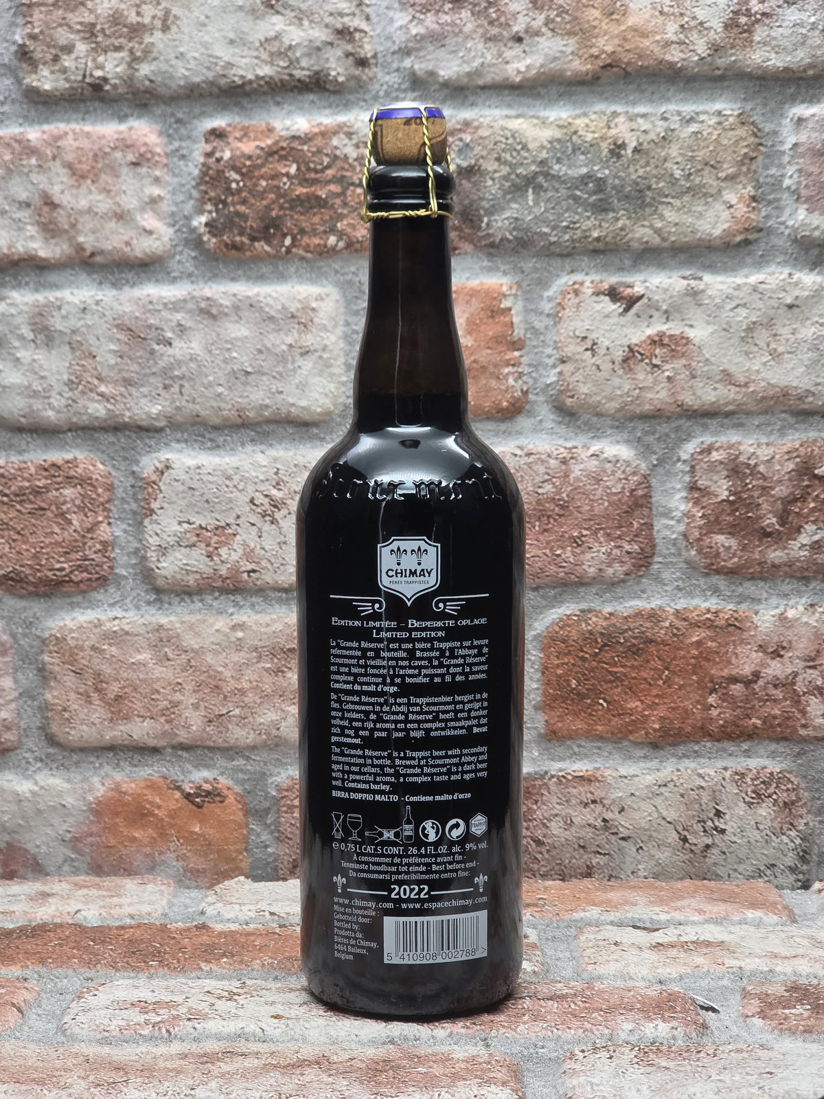 Bières de Chimay Chimay Grande Réserve Limited Edition (2017) Quadrupel - 75 CL