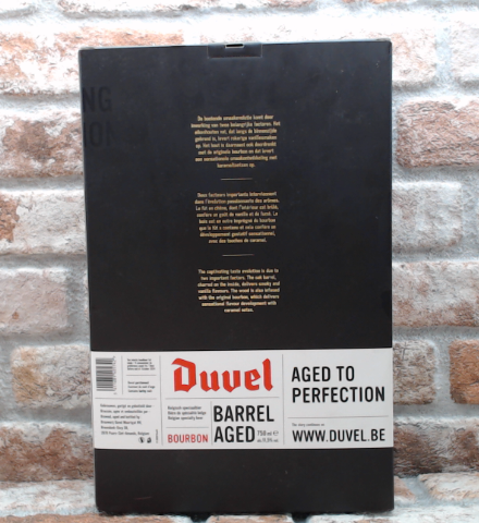 Distintivo Duvel Invecchiato in Botte #4 Borbone incl.Bicchiere Tripel - 75 CL