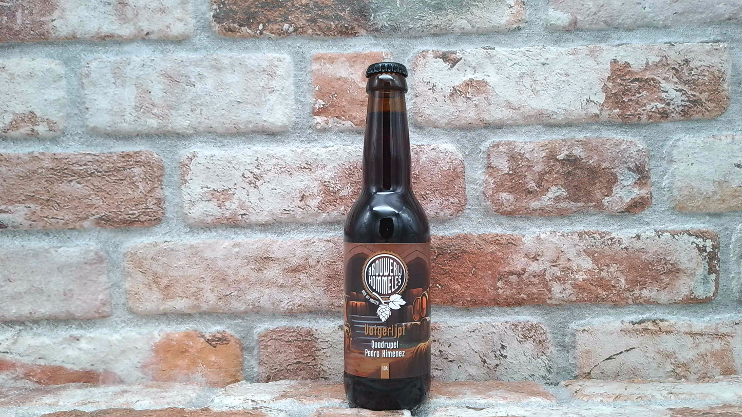 Brouwerij Hommeles BA Pedro Ximenez Quadrupel maturato in botte - 33 CL