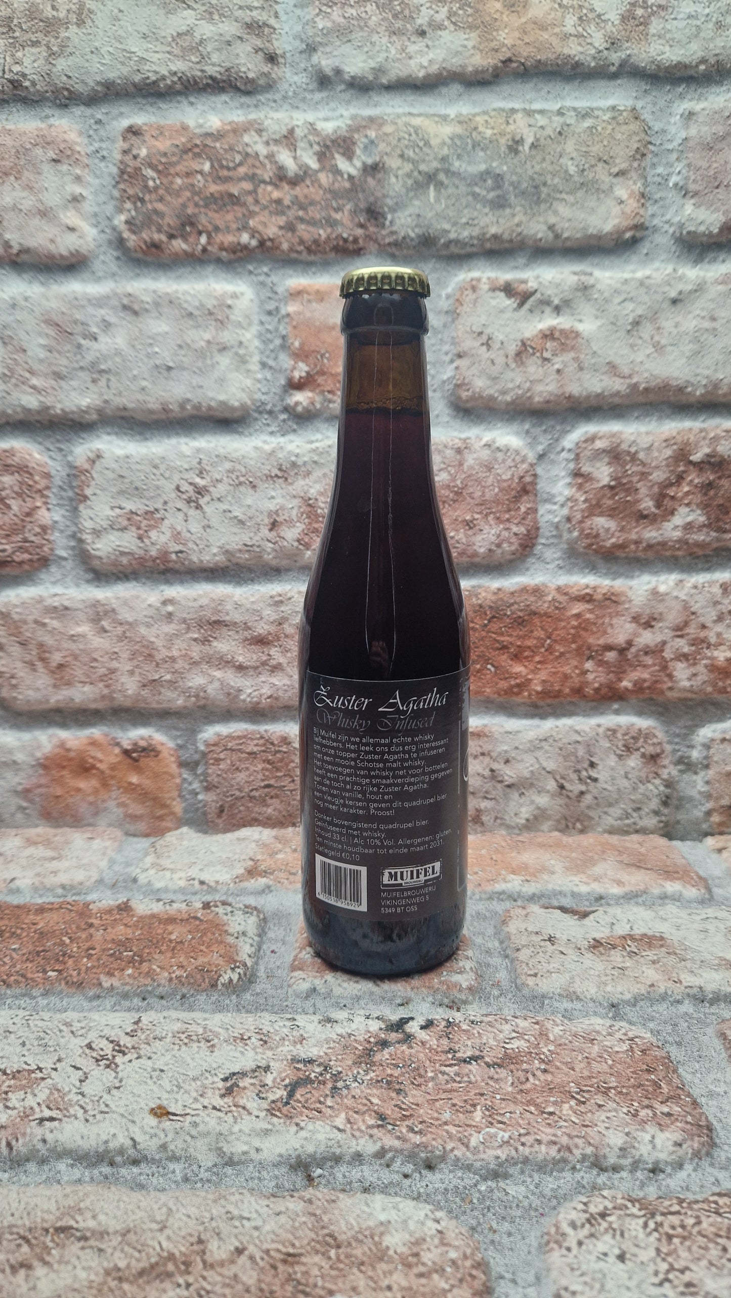 Muifel Brouwerij Zuster Agatha Whisky Infused 2026 Quadrupel - 33 CL
