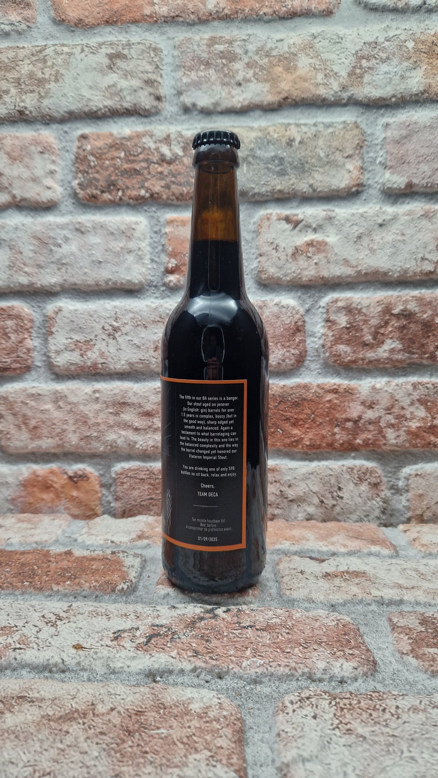 Deca Vleteren Imperial Stout Jenever BA Stout - 50 CL