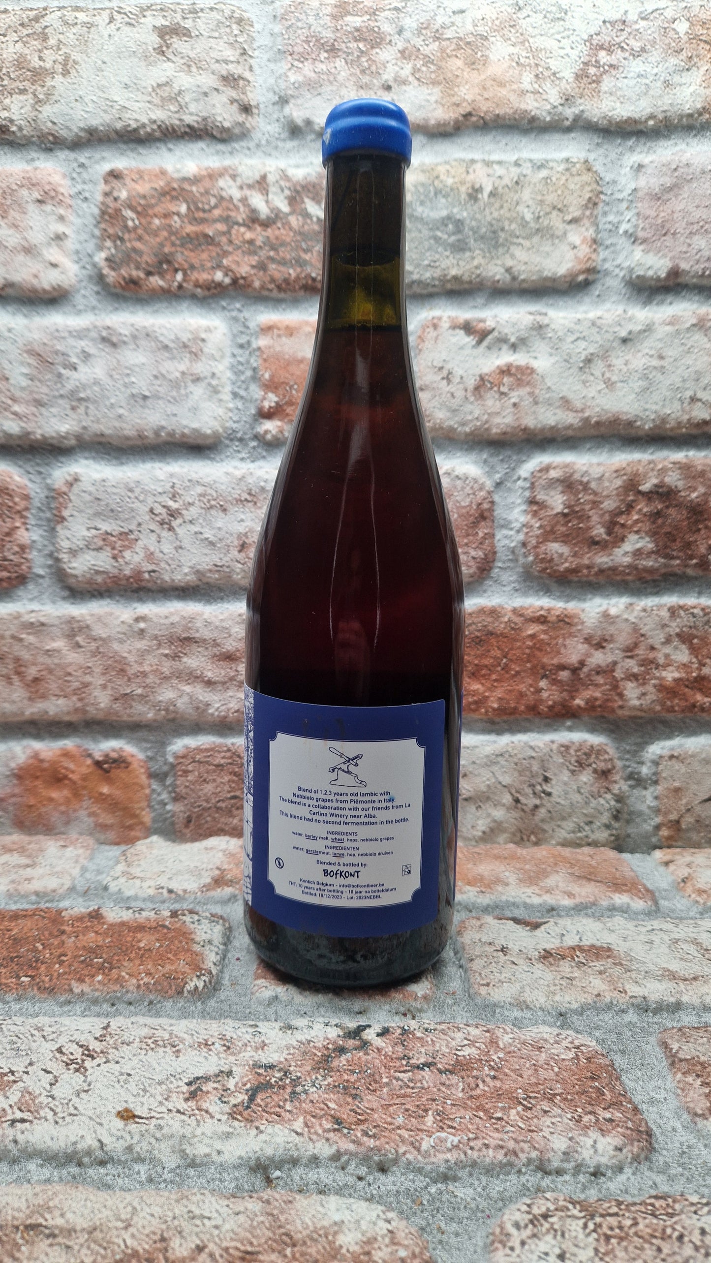 Bofkont Nebbiolo Blue Label 2022 Lambiek/Geuze - 75 CL