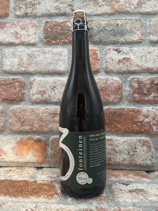 3 Fountains Twist of Fate XI.viii: Plum: Early Tolse 2020 Lambic/Geuze - 75 CL