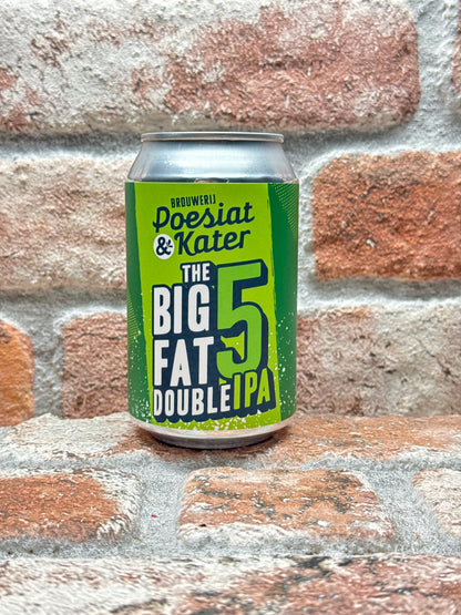 Brouwerij Poesiat & Kater The Big Fat 5 Double IPA - 33 CL