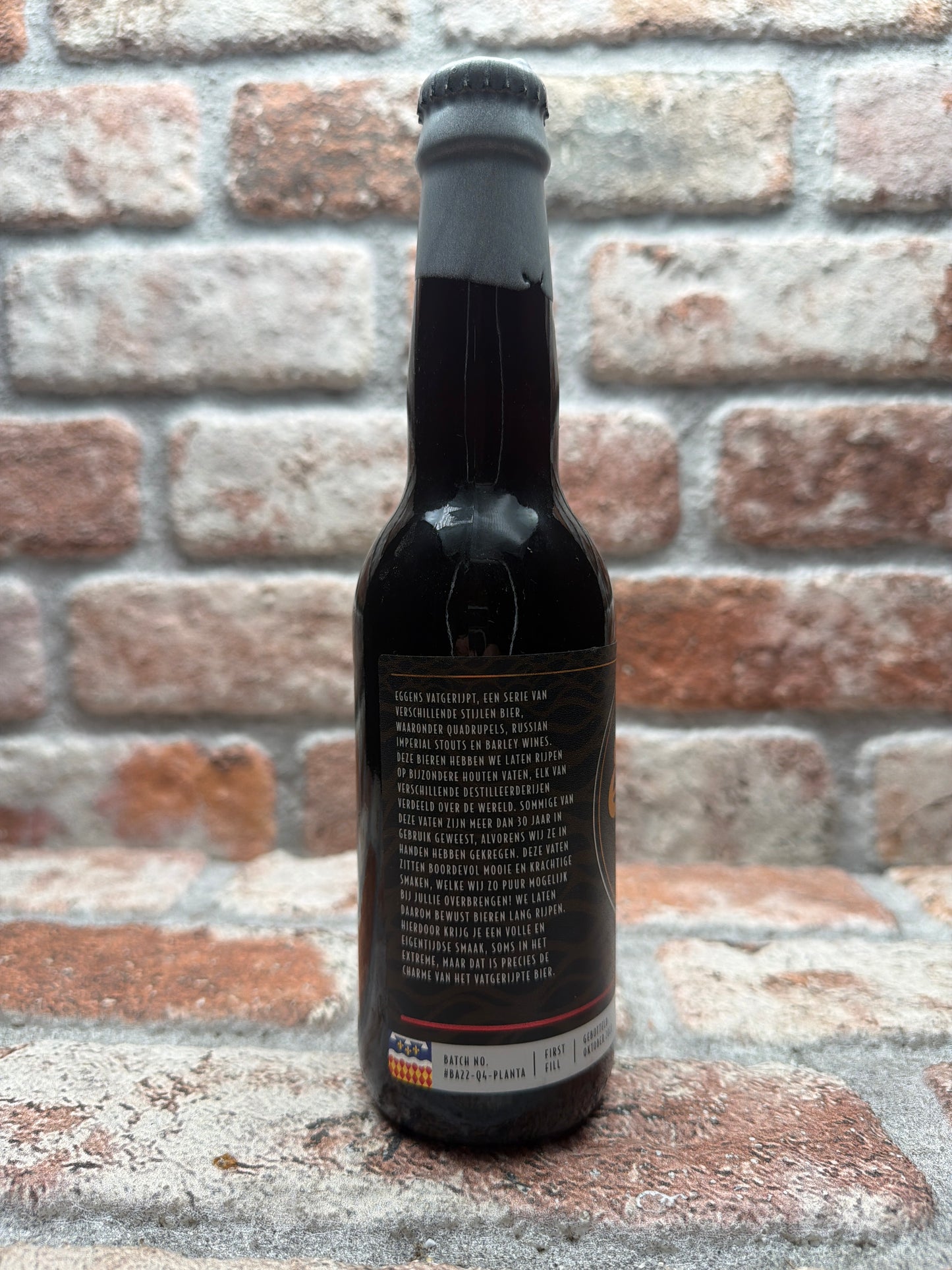 Eggens Quadrupel Vatgerijpt 2022 - 5 Jaar Oude Rumvaten Barleywine - 33 CL