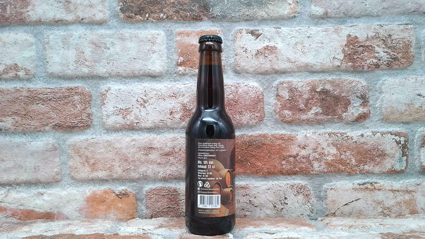 Brouwerij Hommeles BA Tawny Port maturato in botte 2024 Quadrupel - 33 CL