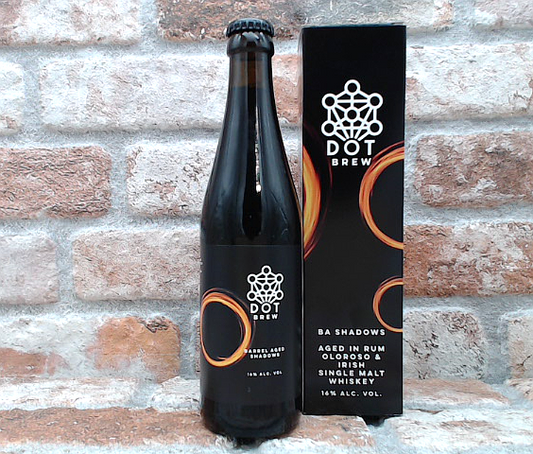 Dot Brew Barrel Aged Shadows Invecchiato in Rum Oloroso e Malto Irlandese 2024 Barleywine - 33 CL