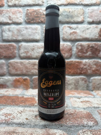 Eggens Quadrupel Vatgerijpt 2022 - 5 Jaar Oude Rumvaten Barleywine - 33 CL