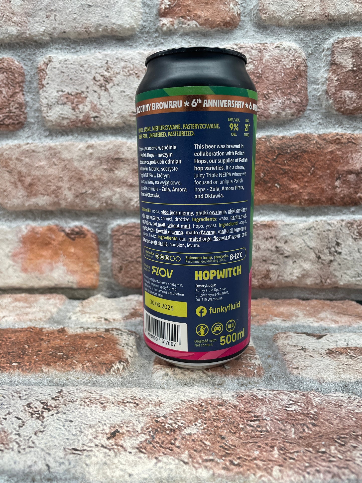 Funky Fluid Hopwitch DDH Triplo NEIPA - 44 CL