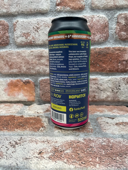 Funky Fluid Hopwitch DDH Triplo NEIPA - 44 CL