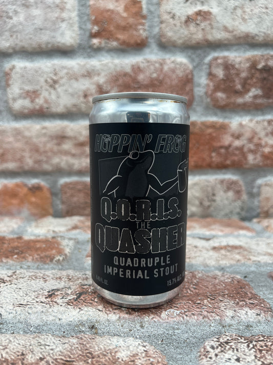 Hoppin'Frog Q.O.R.I.S.The Quasher Quadruple Oatmeal-Imperial Stout - 20 CL