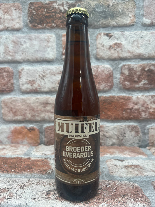 Muifel Brouwerij Cask-maturato #18 Broeder Everardus Paulliac Vino rosso 2025 Tripel - 33 CL