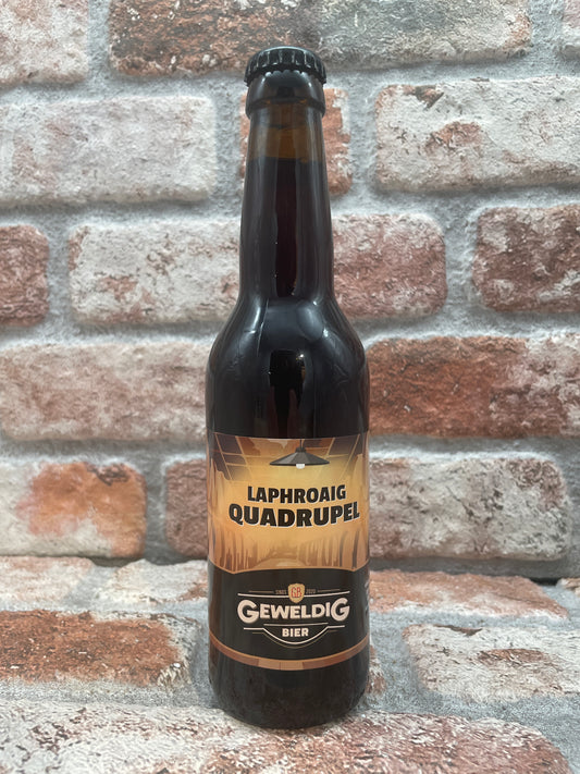 Geweldig Bier Lekker Laphroaig Quadrupel - 33 CL