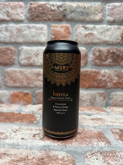 More Brewing Company Henna: Peanut Butter Patch Stout - 47.3 CL (1 pint)