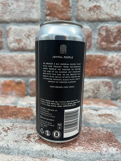 Factory Joyful People (Cocco e Mandorle) Stout - 44 CL