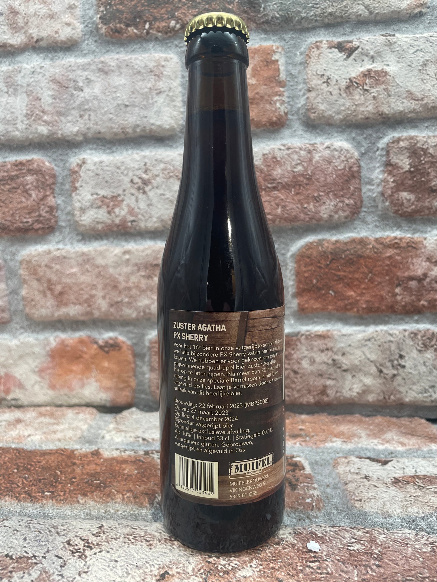 Muifel Brouwerij Cask maturato #16 Sister Agatha PX Sherry Quadrupel - 33 CL