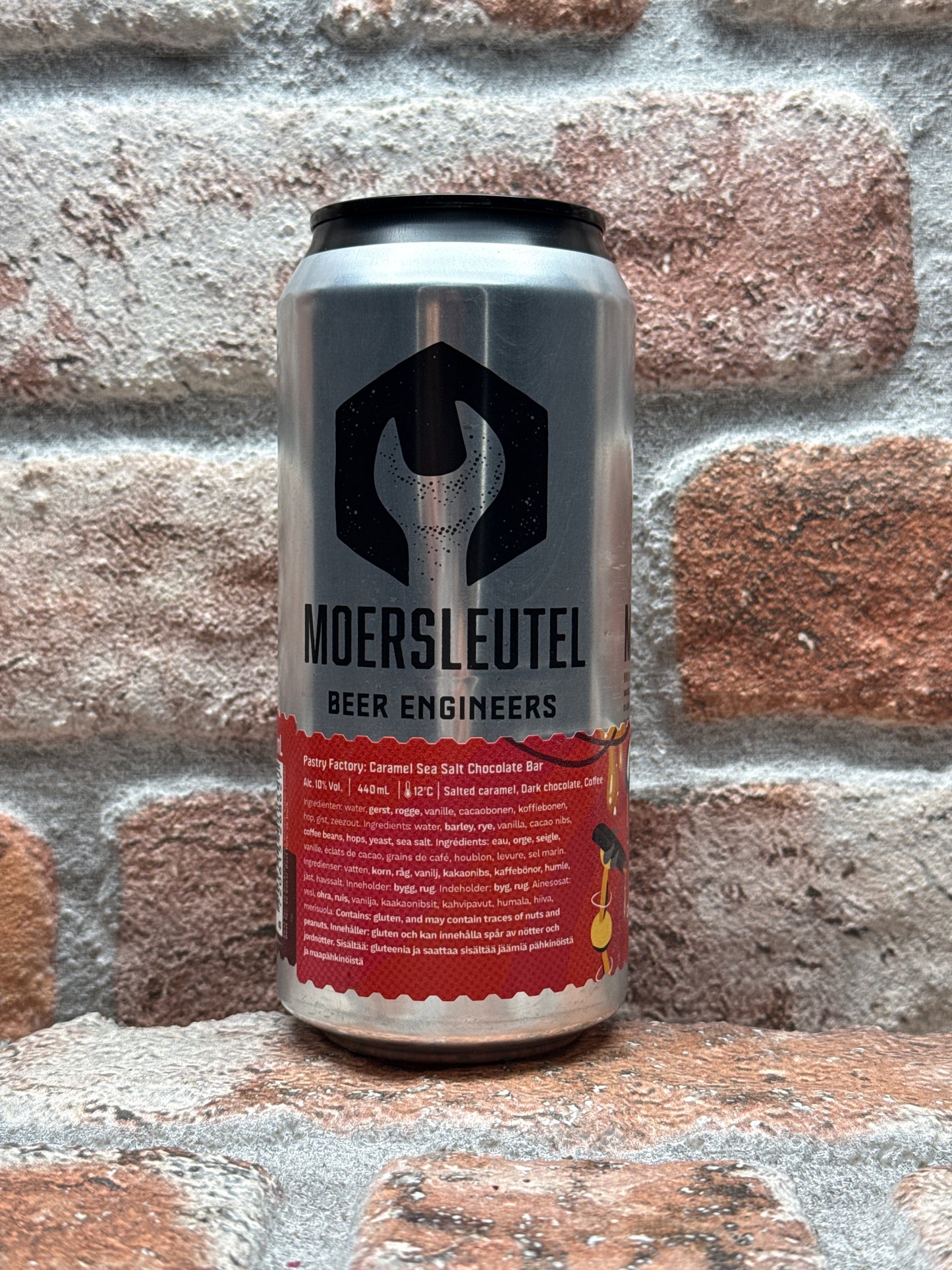 Moersleutel Pastry Factory: Caramel Sea Salt Chocolate Bar Stout - 44 CL