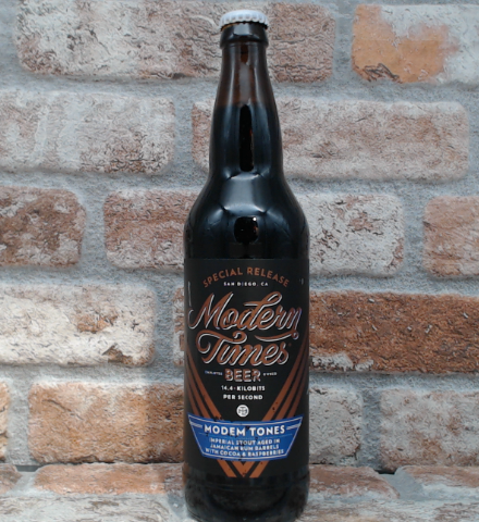 Modern Times Modem Tones Rum Stout giamaicano - 47.3 CL (1 pinta)