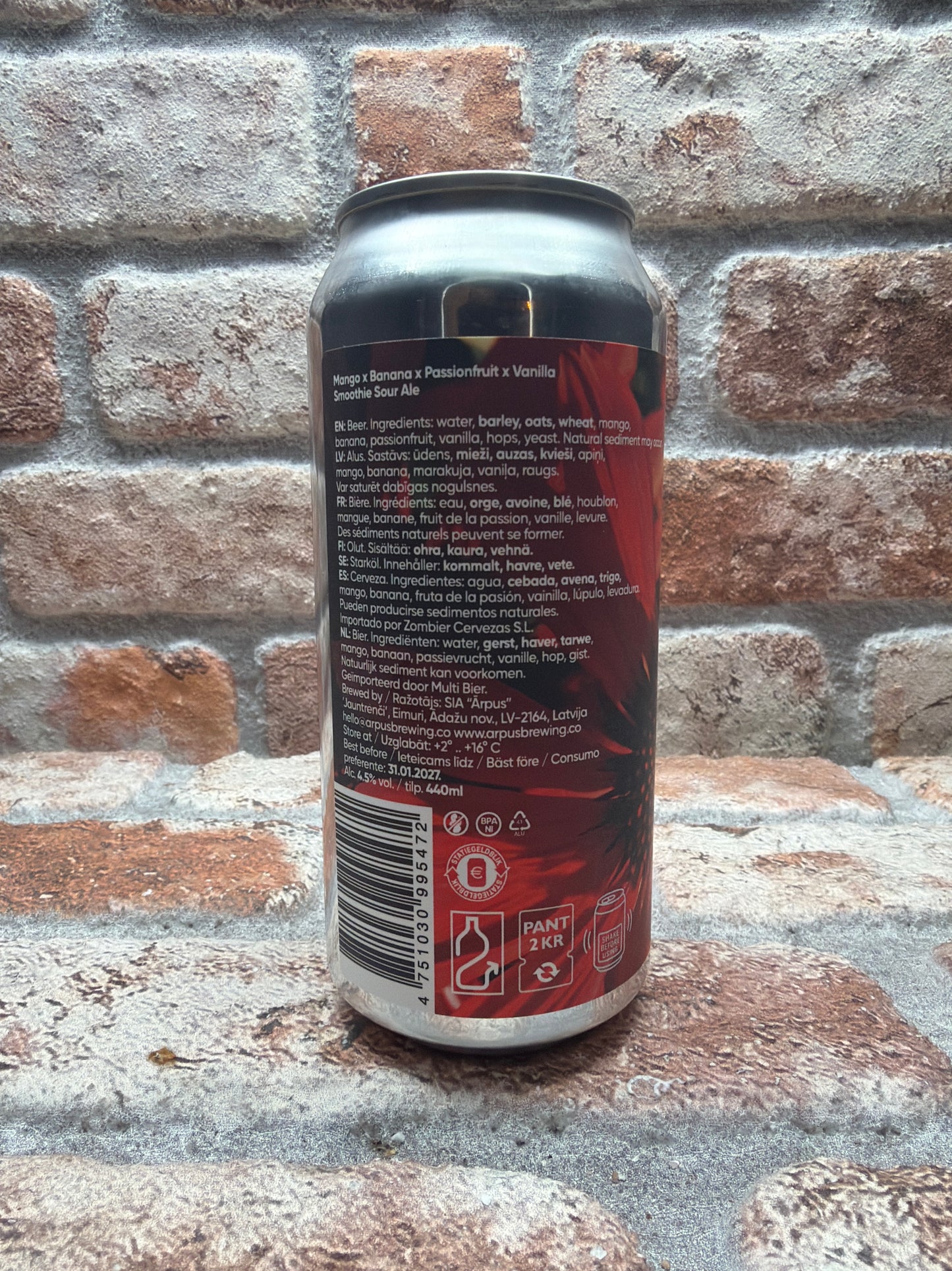 Mango x Banana x Passionfruit X Vanilla Smoothie Sour - 44 CL