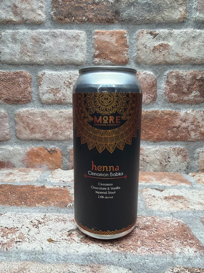 More Brewing Company Henna: Cinnamon Babka (2021) Stout - 47.3 CL (1 pint)