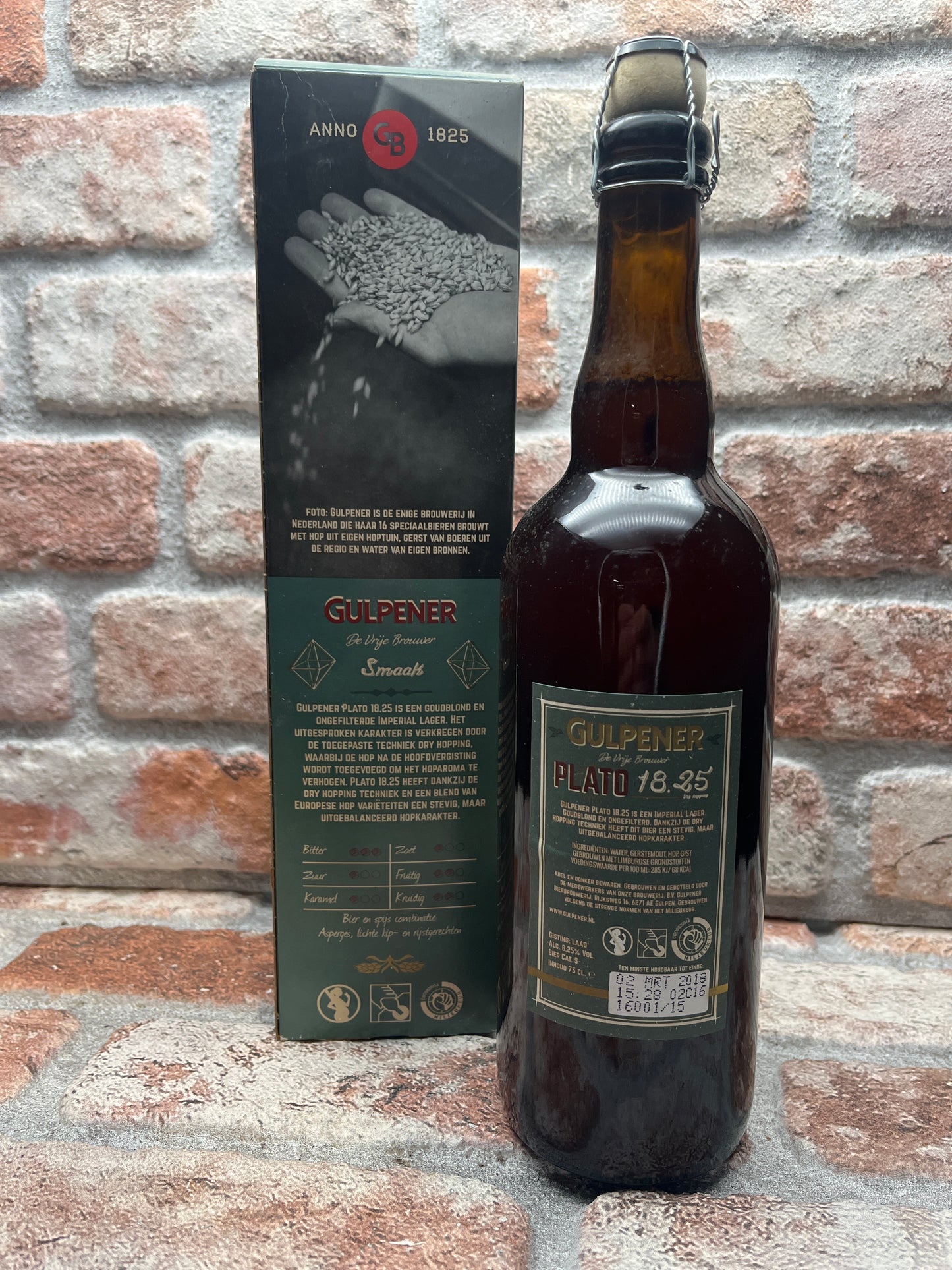 Gulpener Plato 18.25 Edizione Speciale N. 2 2016 Cuscinetto - 75 CL