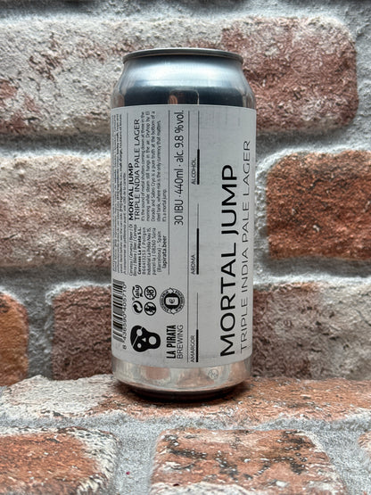 La Pirata Brewing Mortal Jump Lager - 44 CL