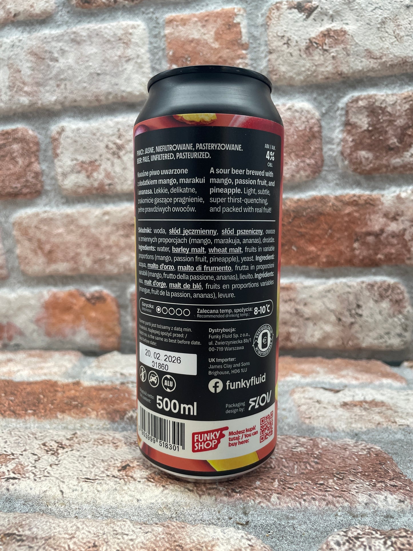 Funky Fluid Tropic Esotico Sour - 44 CL