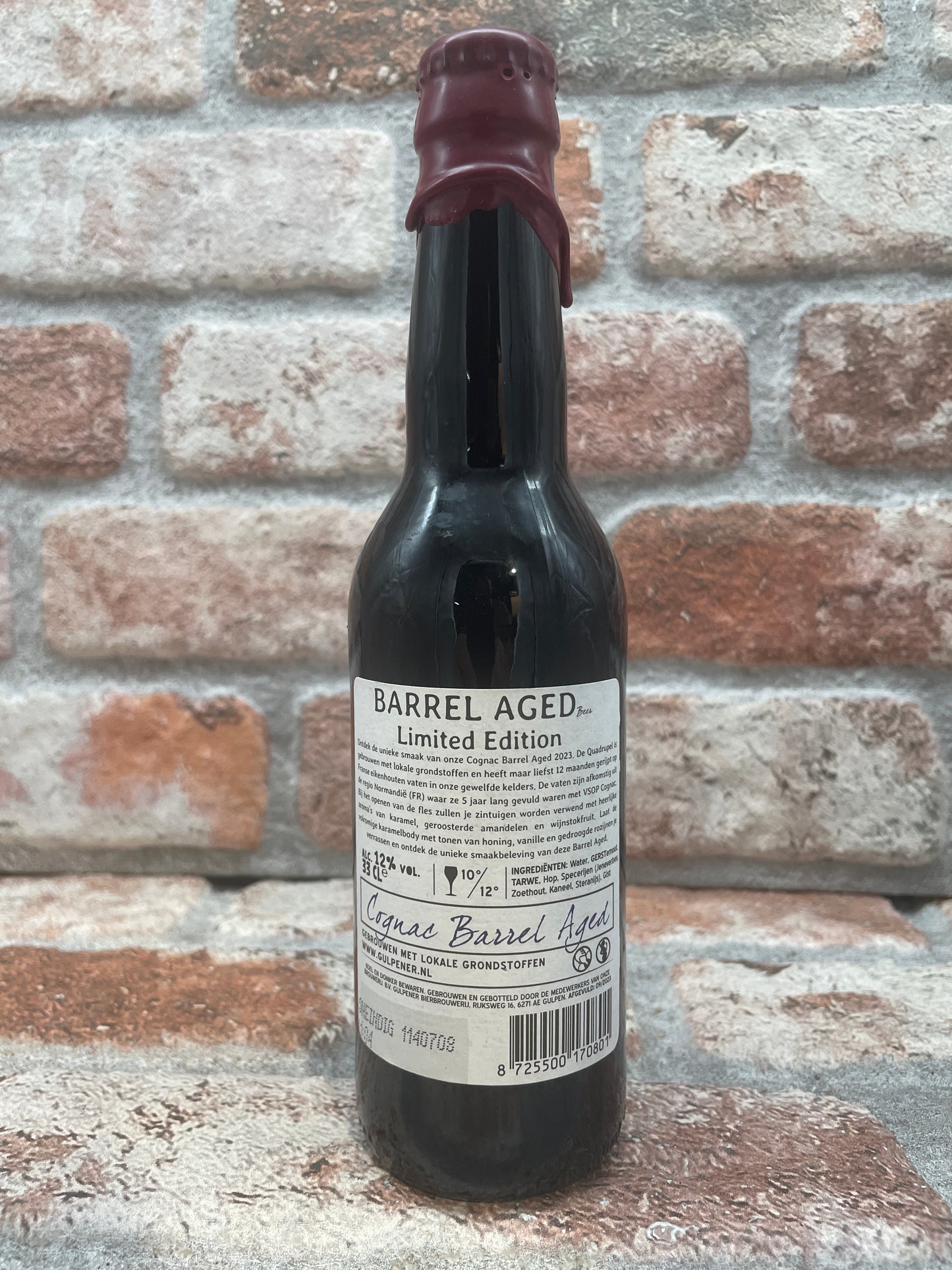 Gulpener Quadrupel Cognac invecchiato in botte 2023 Quadrupel - 33 CL