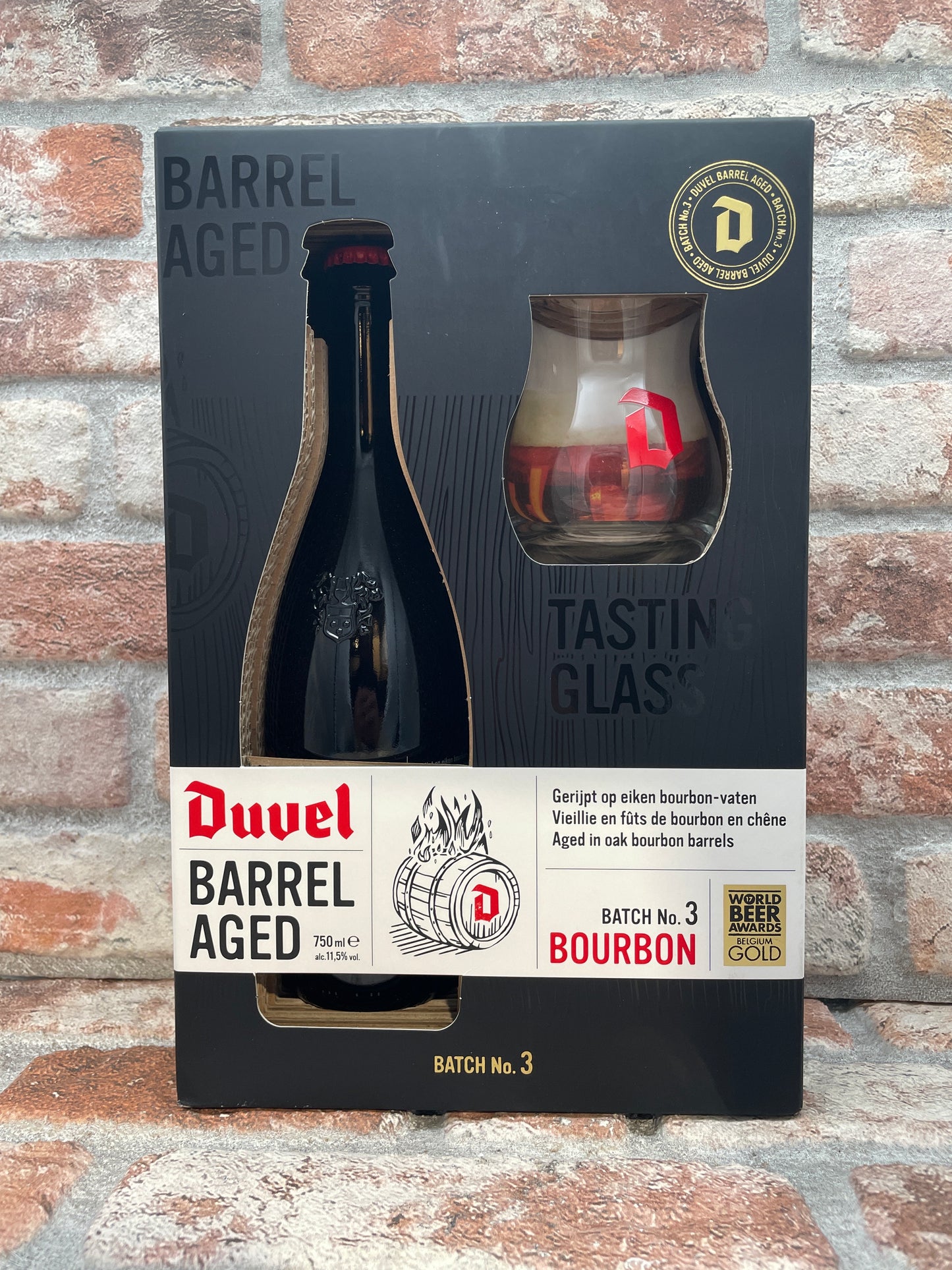 Duvel Barrel Aged Lotto #3 Incluso bicchiere 2018 Ale - 75 CL