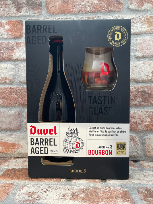 Duvel Barrel Aged Batch #3 Incl glas 2018 Ale - 75 CL